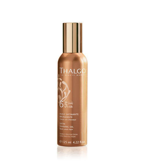 Huile Satinante Bronzante SPF6 - Óleo Satinante Bronzeante Corpo IP6, Proteção Baixa